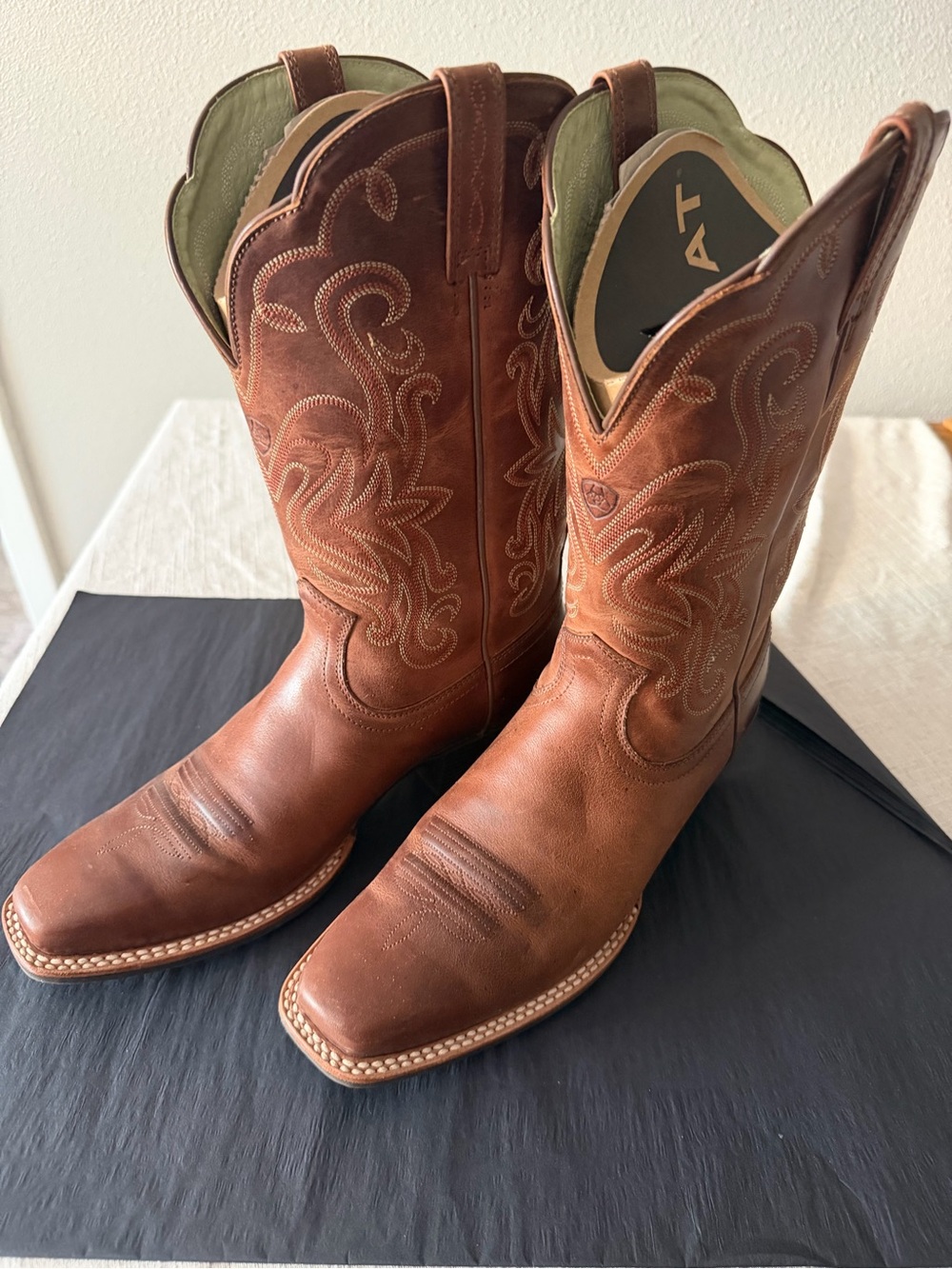 Ariat Brown Leather Women's Western Heeled Boots